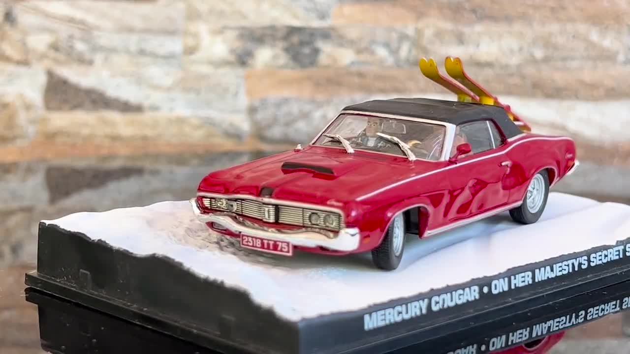 Mercury Cougar, 007 James Bond Collection, Vintage Diecast Car