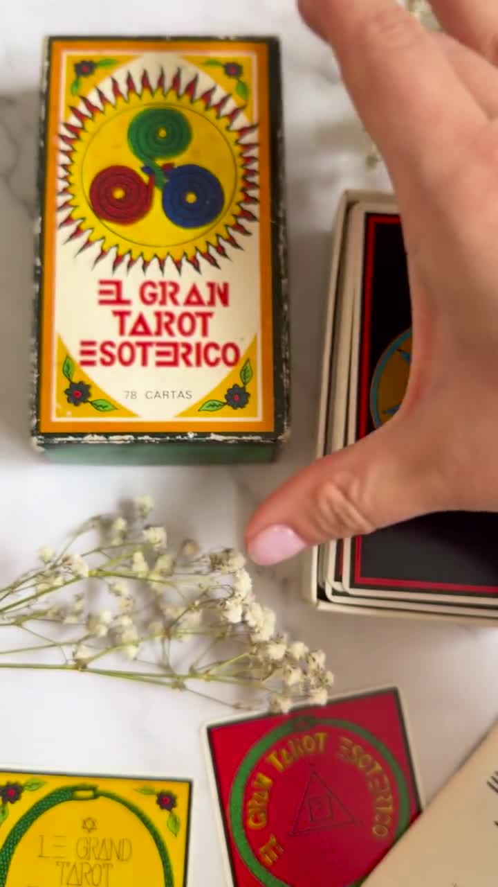 Rare 1976 El Grand Tarot Esoterico by Fournier (published in Spain