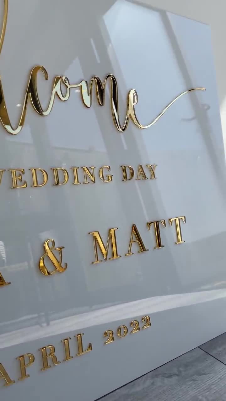 Buy wedding acrylic name sign Online With Best Price, Jan 2024