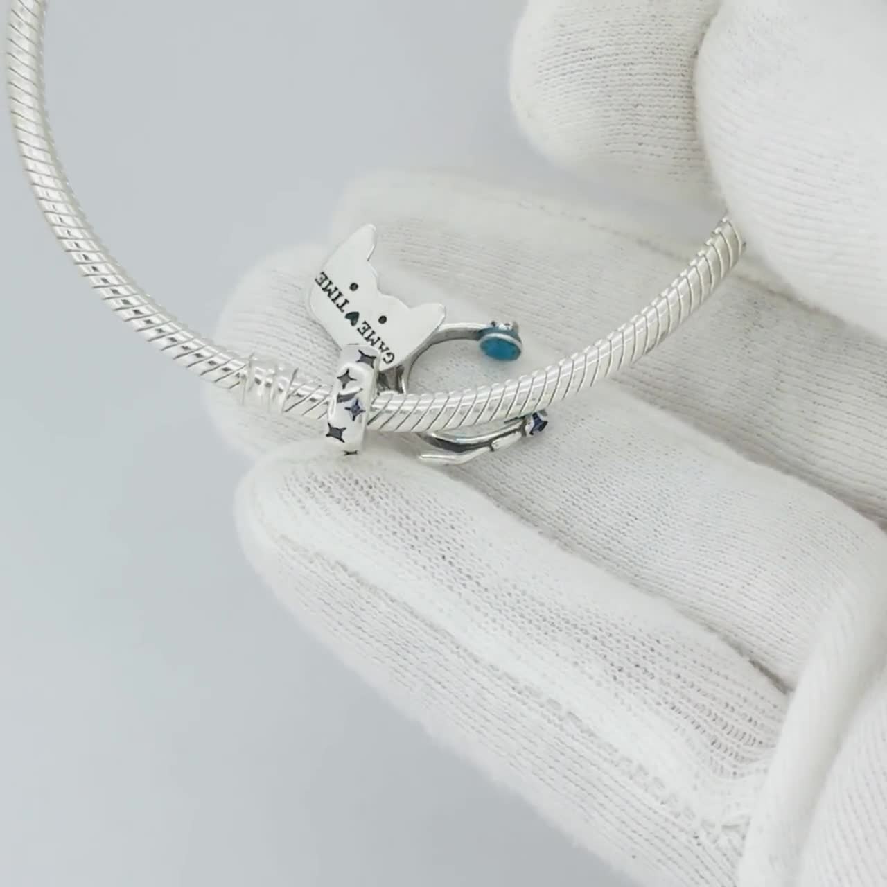 Gamer Charm for Bracelet, Game Console Designer Charm