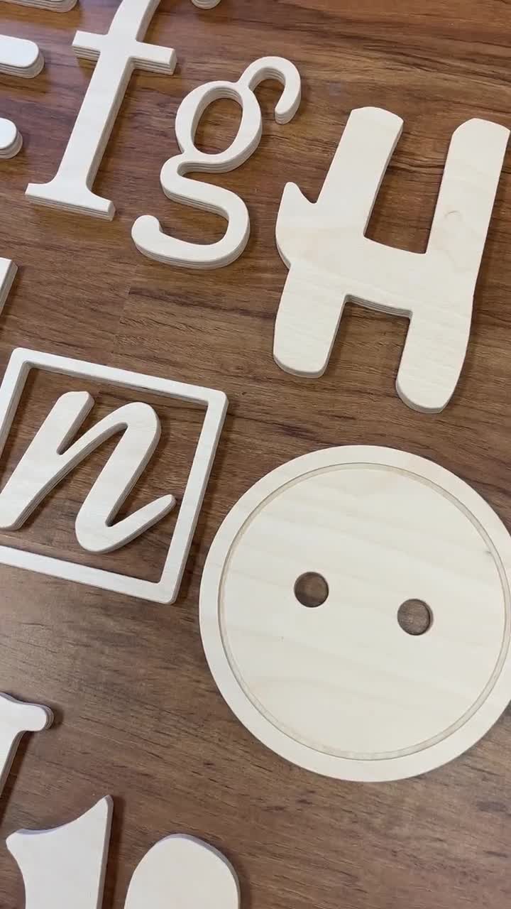 Buy Wood Craft Letters (Pack of 300) at S&S Worldwide
