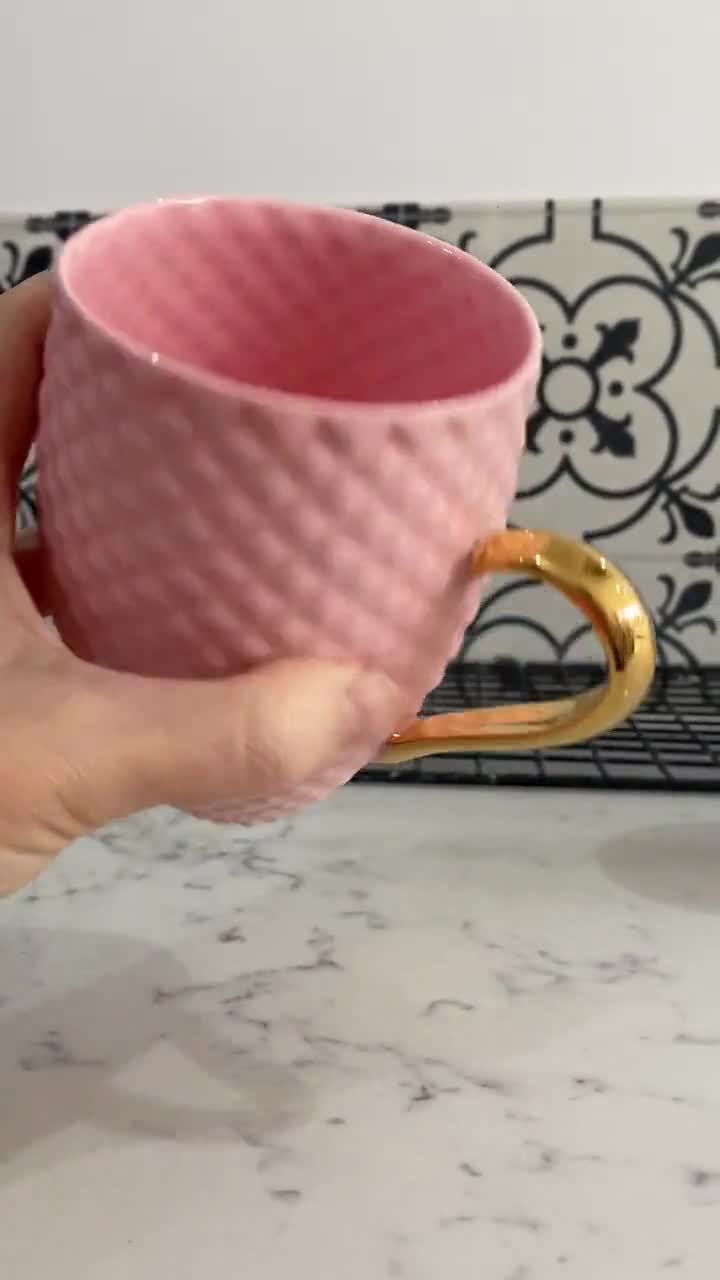 Tazza pois rosa - Dettagli, Articoli da Regalo, Giocattoli in Legno,  Artigianato Italiano