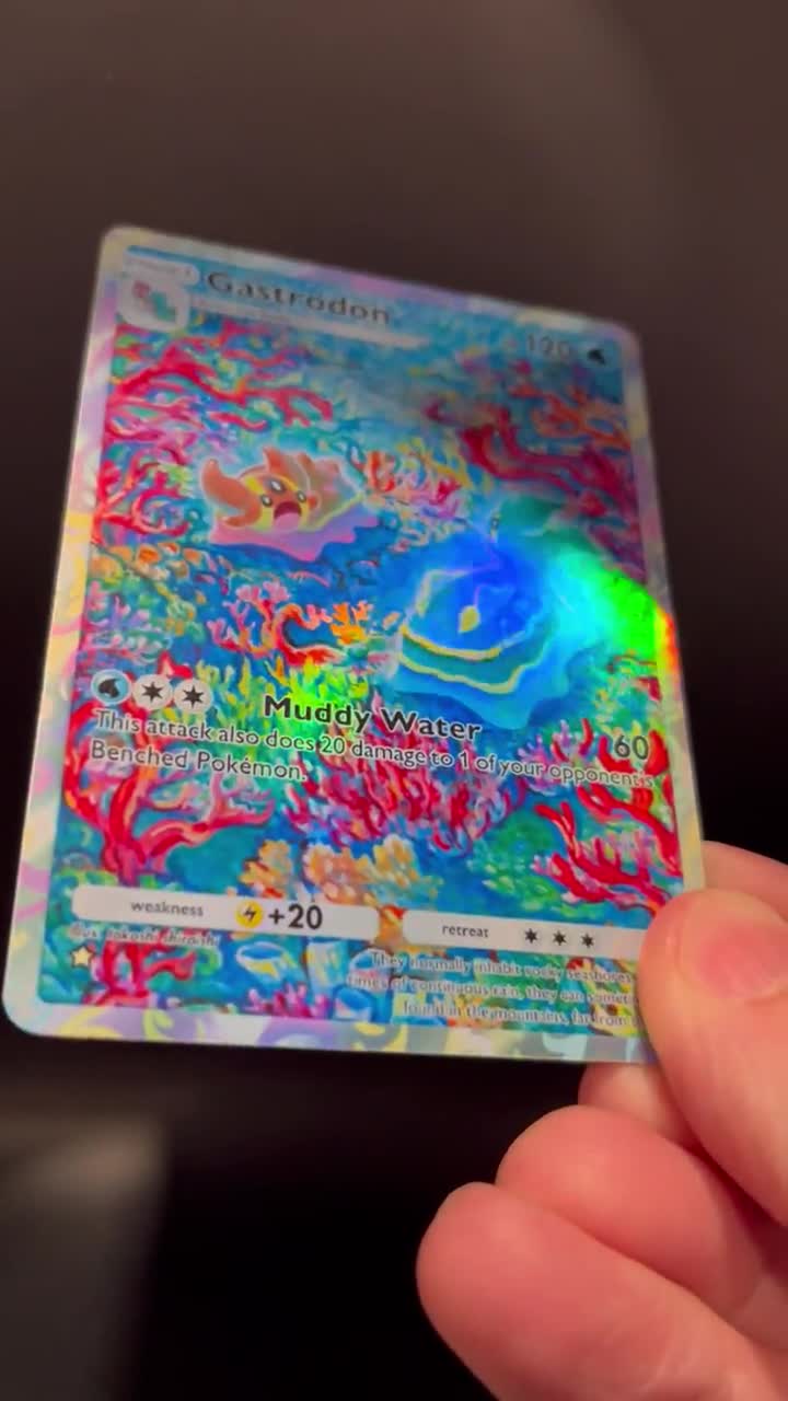Gastrodon Holographic Pokmon TCG Pocket Self Made Card - Sharp Details!