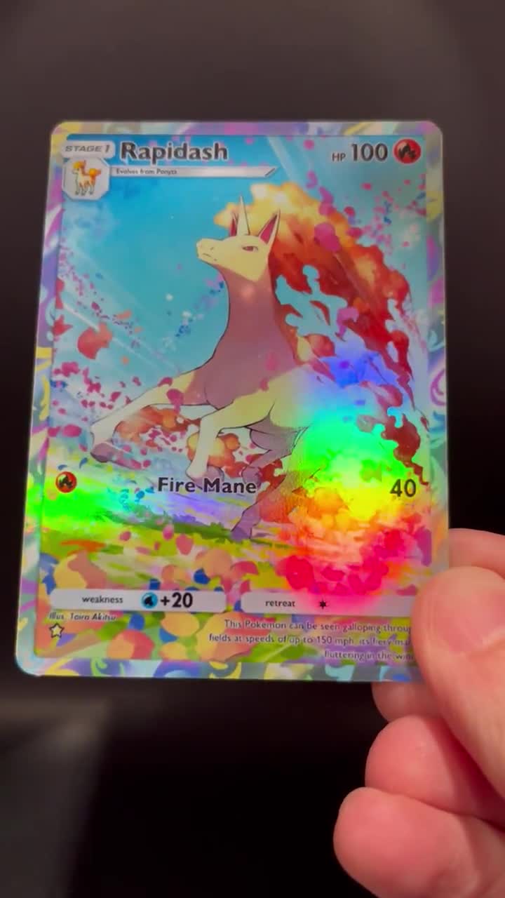 rapidash pokemon card price Amazon.com: Pokemon - Galarian Rapidash V - SWSH111