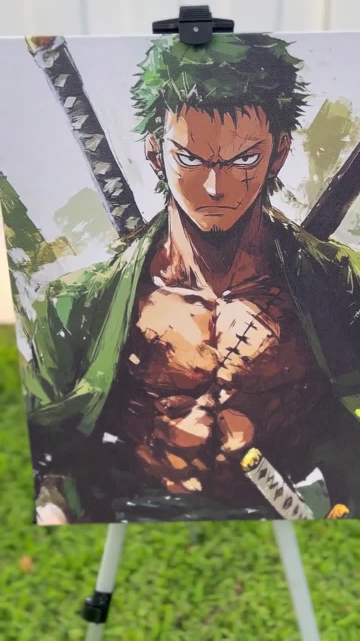 One Piece Zoro Matte Canvas, 0.75