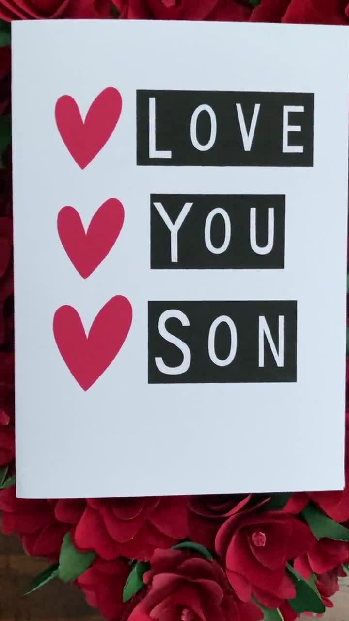 Happy Valentines Day Son - Valentines Greeting Card - 26898