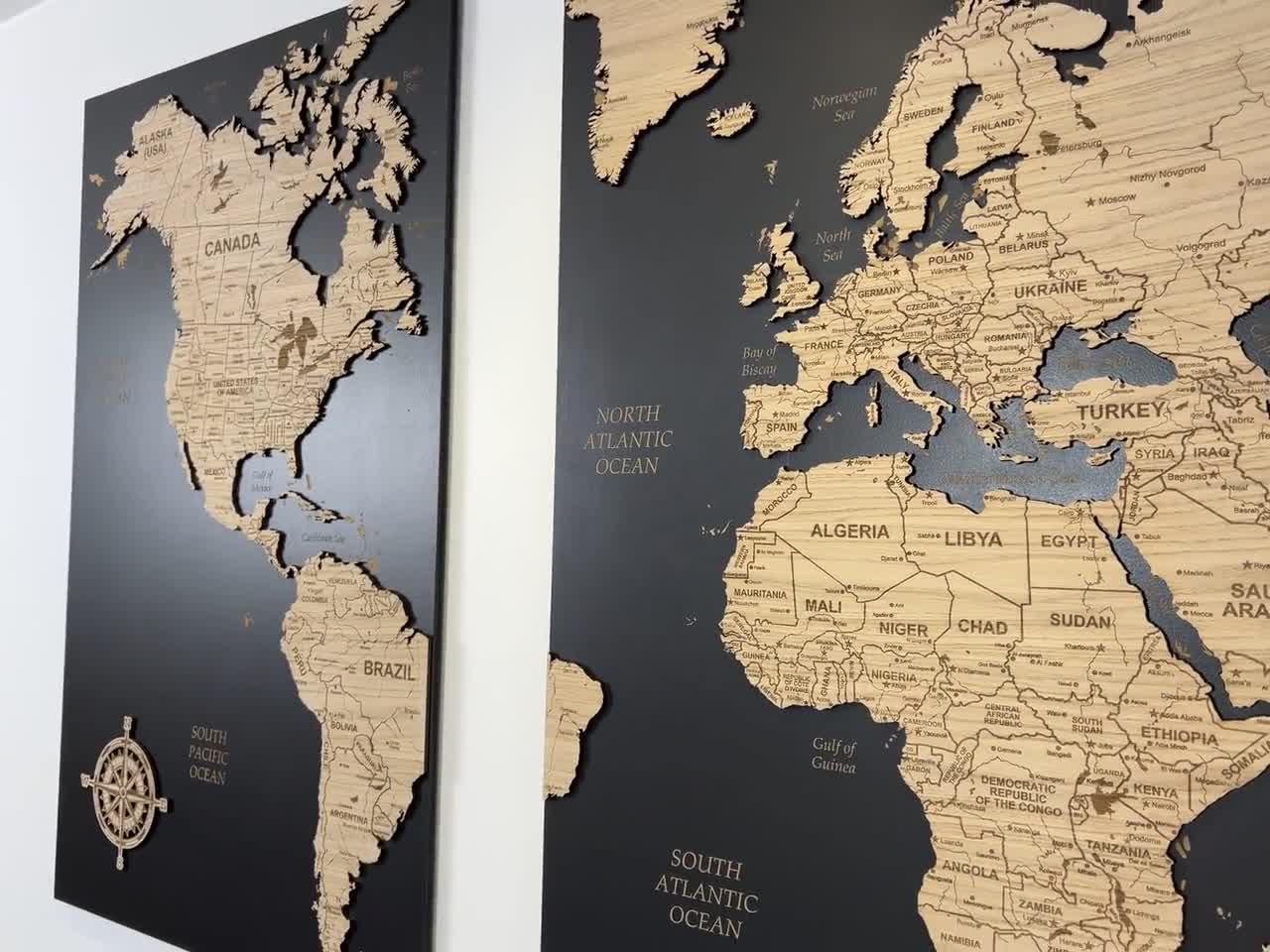 金属製の地図彫刻トレイ　壁掛け STD-007-BK｜製品一覧｜ディスプレイ壁掛金具 WALL FIT MOUNT｜製品
