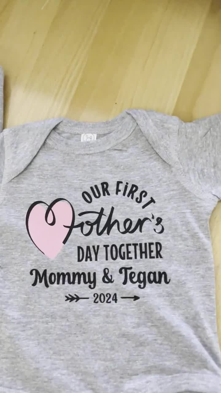 Our First Mother's Day Mommy and Me Matching Shirts © Mommy and Me