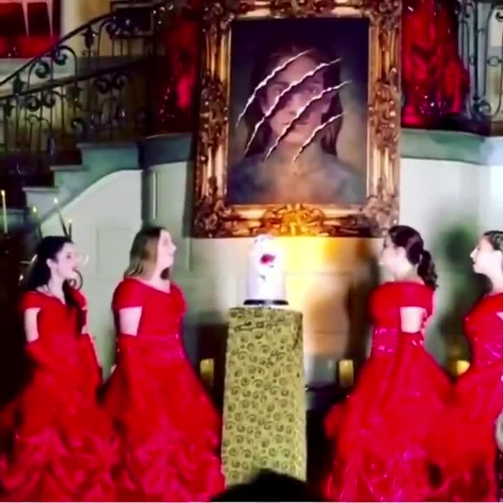 Beauty and the Beast Rose with Dome, Preserved Rose, Metal Rose, Disney, Enchanted Rose, Handmade rose with LED Lights video poster
