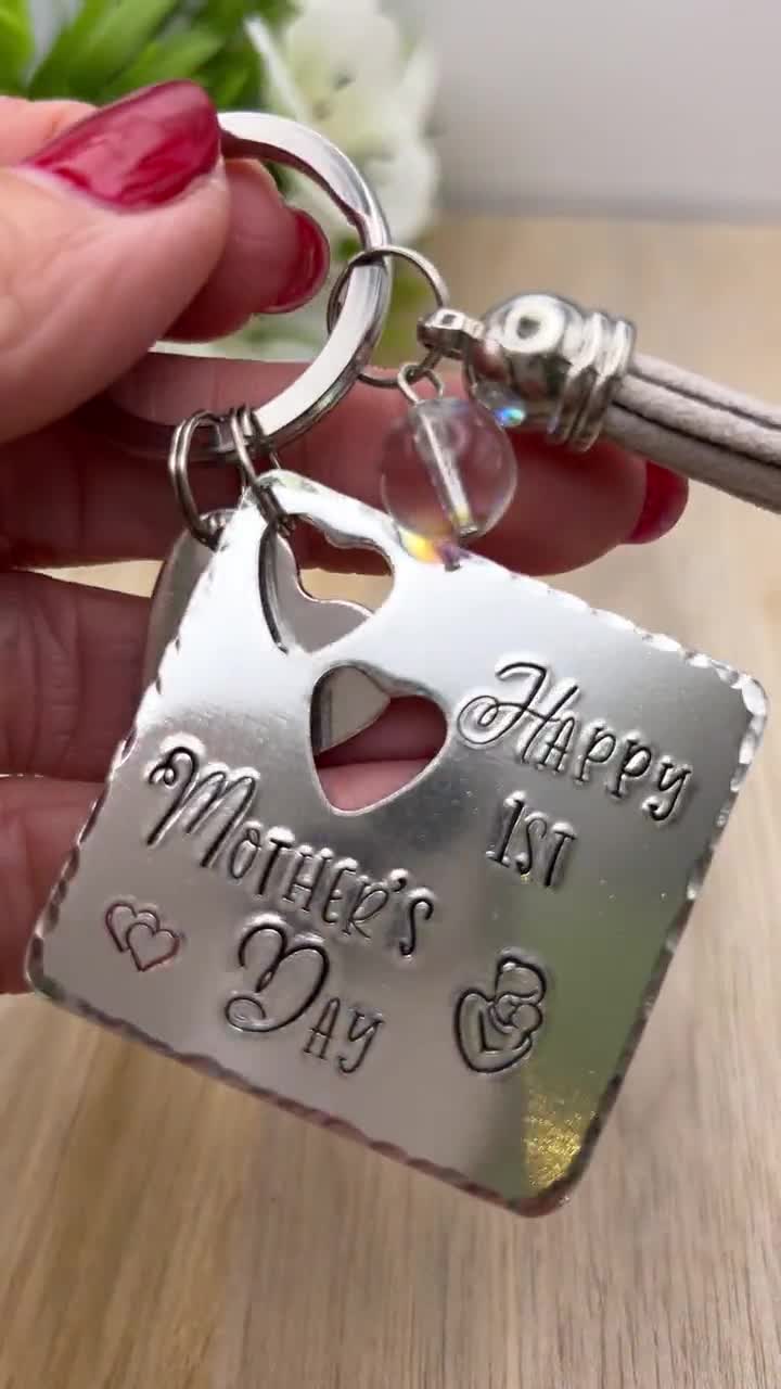 First Mother's Day Keychain, Gift for New Mom, Gift Idea First