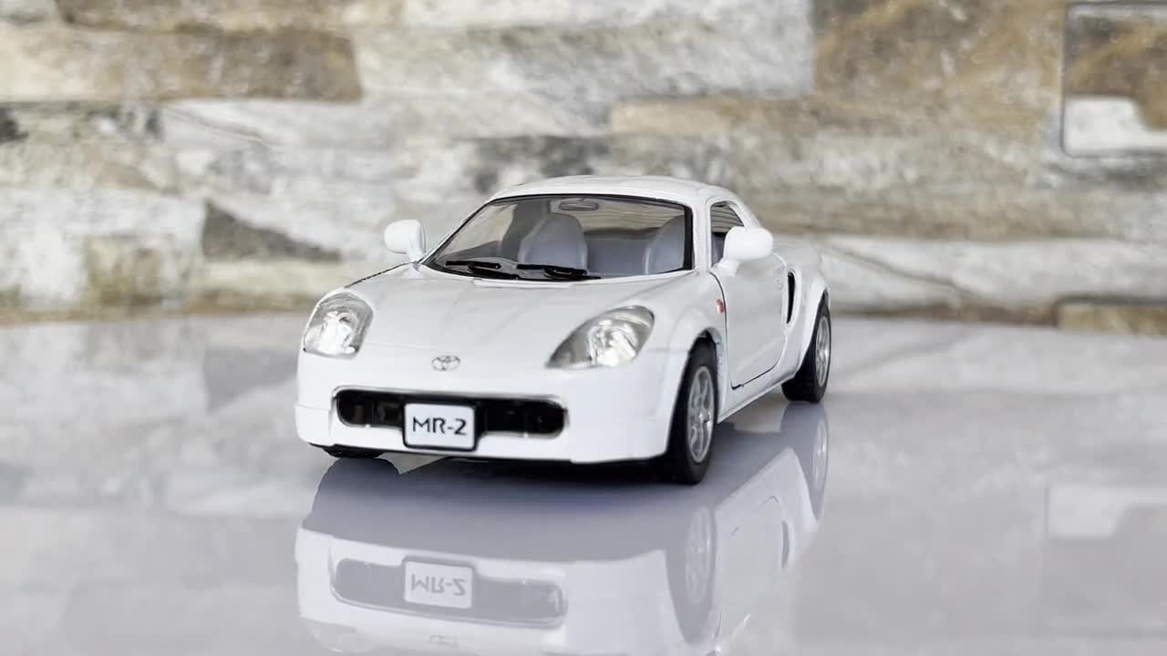 トヨタ MR2、モデルカー、1/32 ダイキャストカー、スケールモデルカー