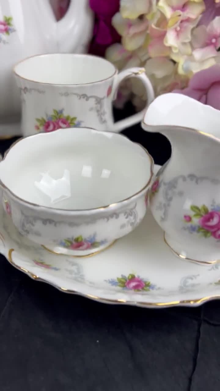 Dinner for 8 Vintage Royal Albert Tranquility 80 Piece Full Dinner
