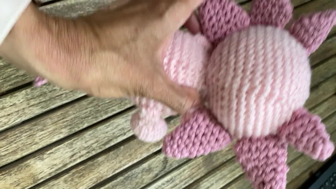Axolotl Crochet Plush Amigurumi Animal PDF Pattern, Plushies