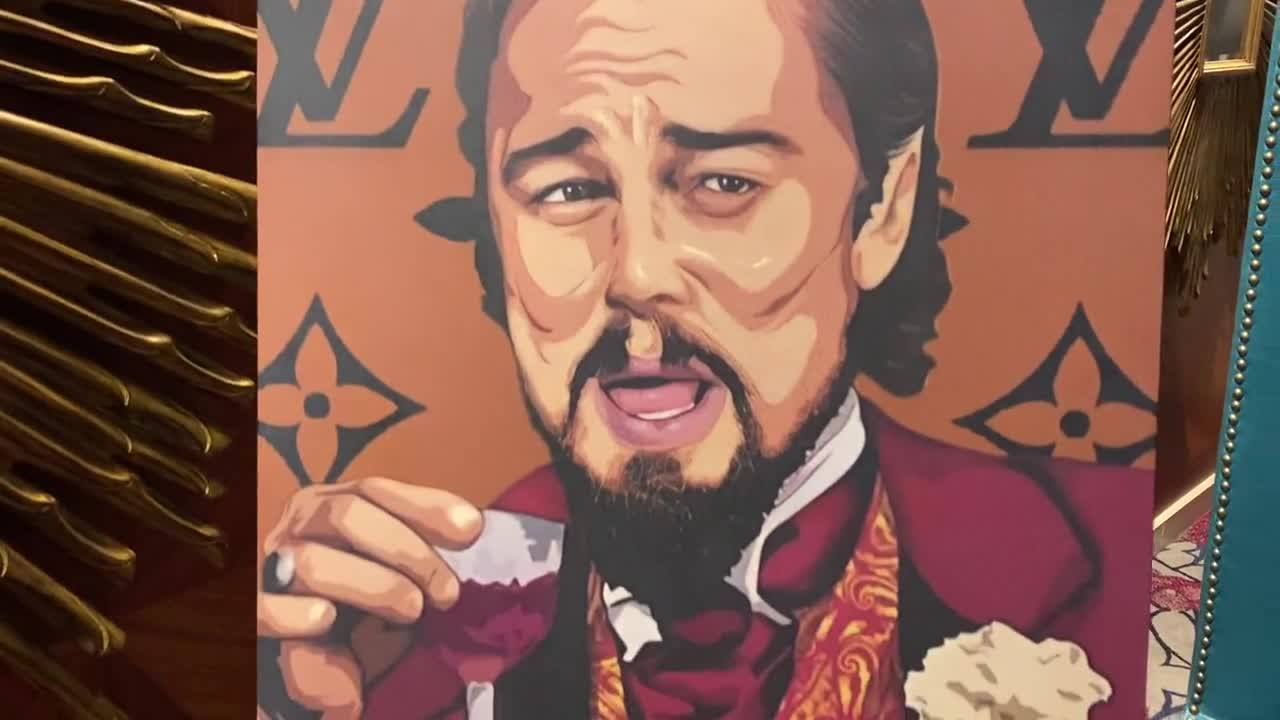 Louie Leonardo DiCaprio meme lujo impresión de lienzo -  México