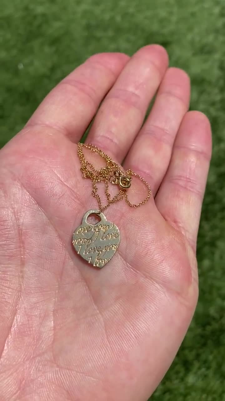Tiffany & Co. 18k Yellow Gold Notes 