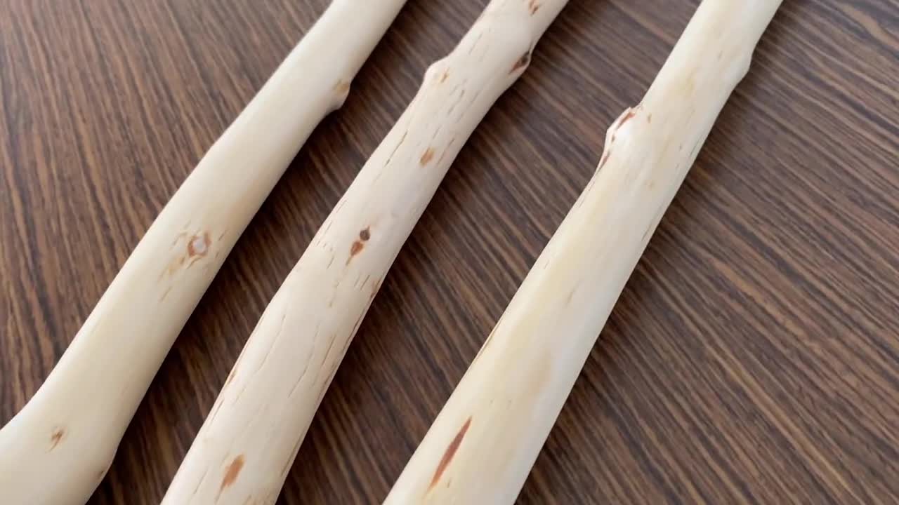 Palos de madera descortezados Clavija colgante de macramé delgado  diferentes tamaños para colgar tapices y proyectos artesanales de poste de  madera de rama real -  México
