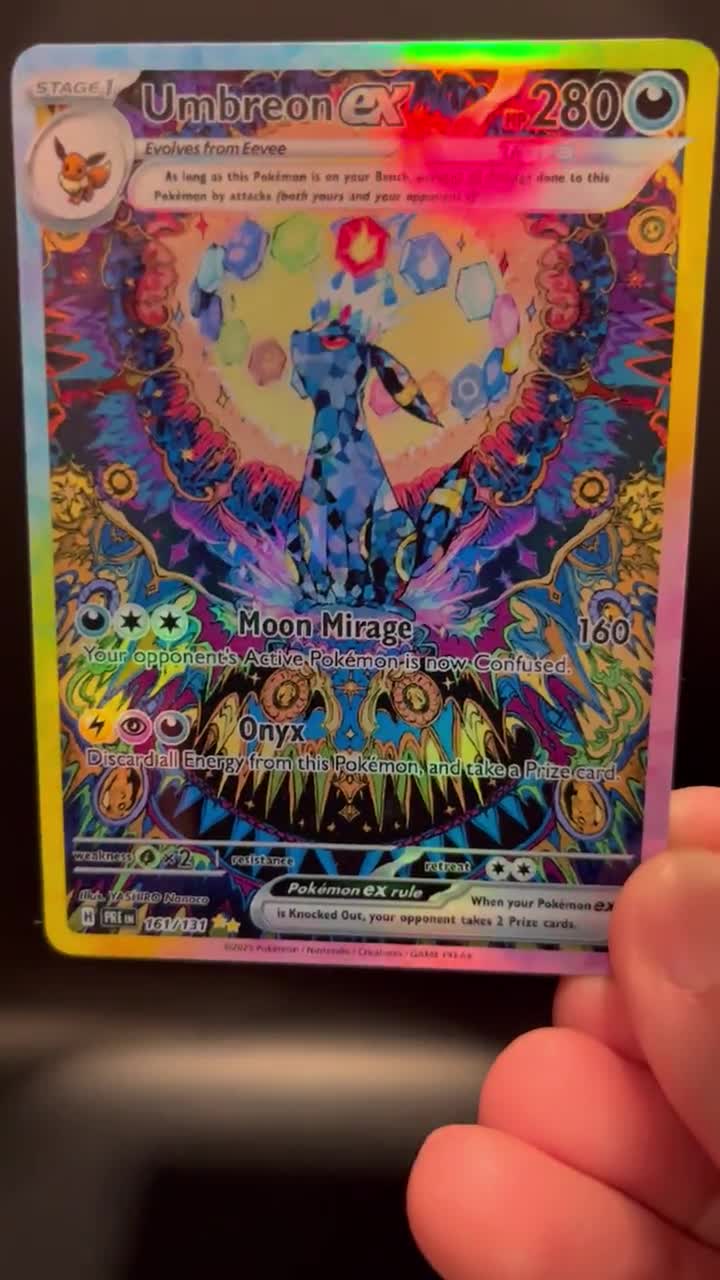 Umbreon Ex Pokémon Prismatic Evolutions SIR 161/131 | Custom Proxy