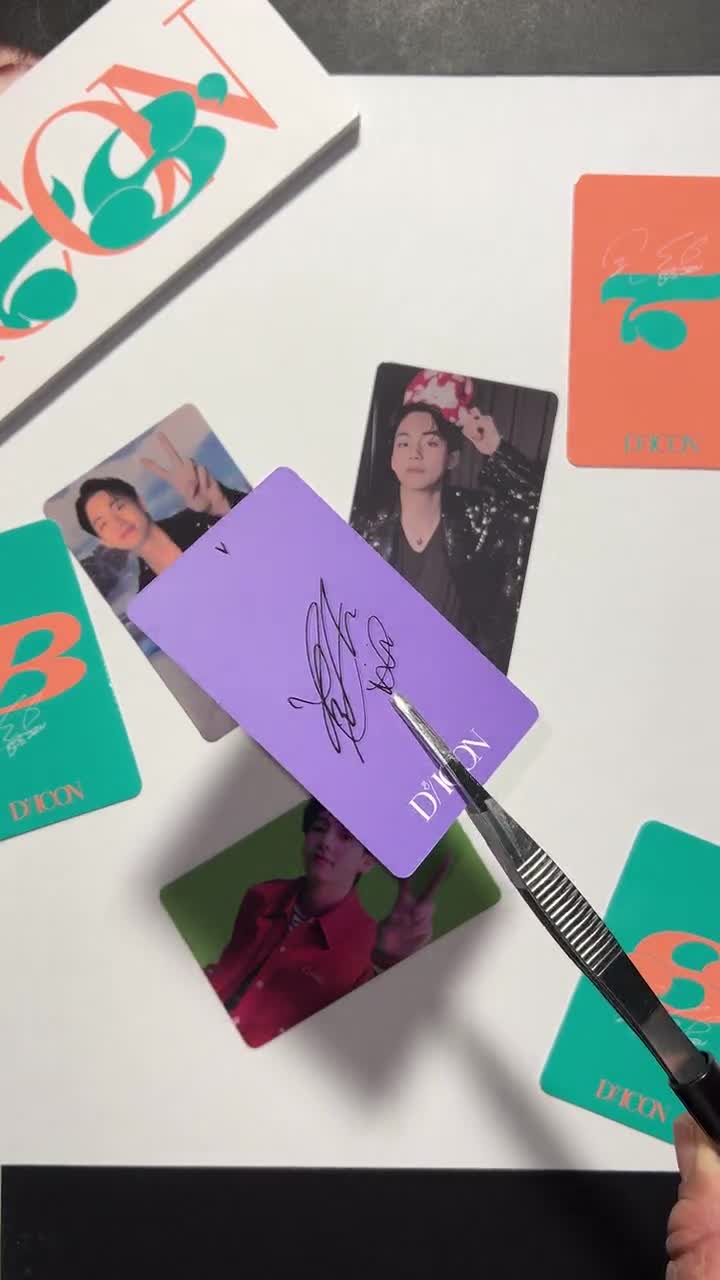 Bts Dicon D'festa V Photocard - Etsy