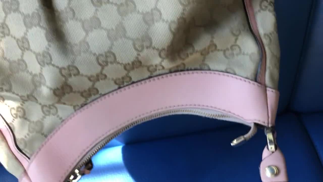 Gucci Shoulder Bag Canvas in Pink NEW -  Norway