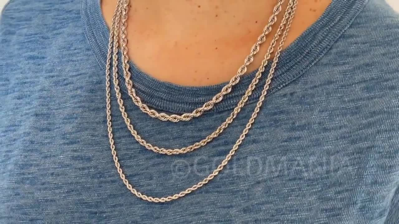 6.0MM Rope Chain (Diamond Cut) – Saints Gold Co.