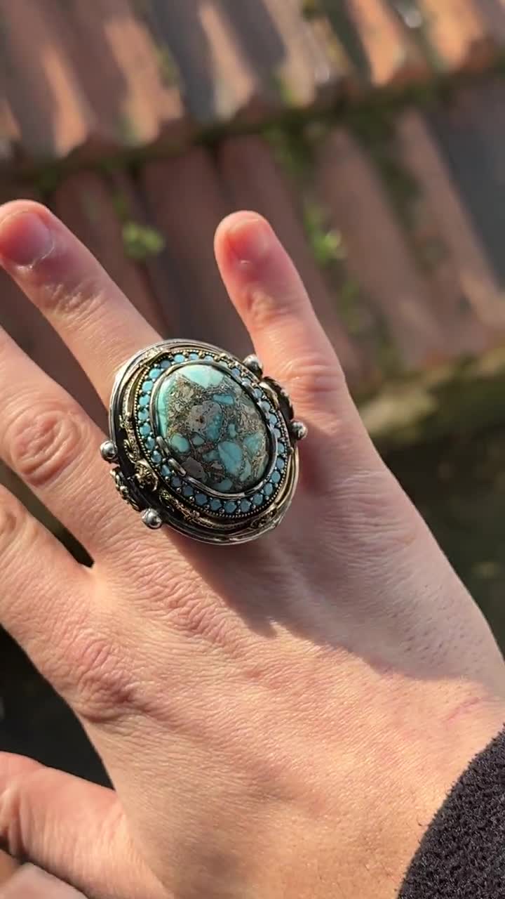 MKIRK STERLING ターコイズシルバー リング Michael Kirk マイケルカーク シルバー×ターコイズリング Michael Kirk