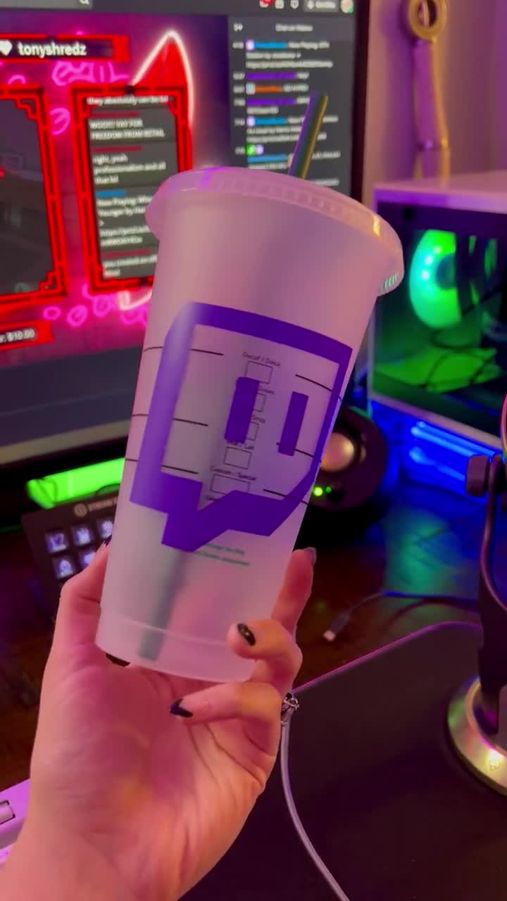 Twitch 24oz Tumbler - Purple