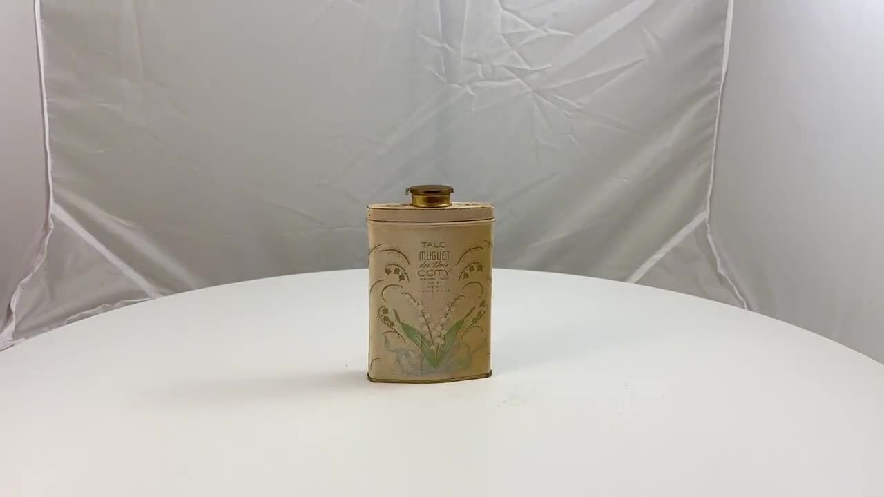 1949 コティ ミュゲ デ ボワ タルク缶 - Etsy 日本