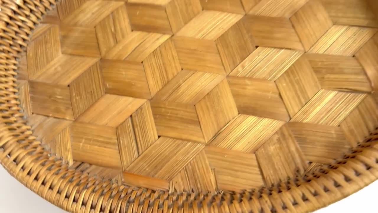 ヴィンテージ ミッドセンチュリー カントック 竹製 ラタン