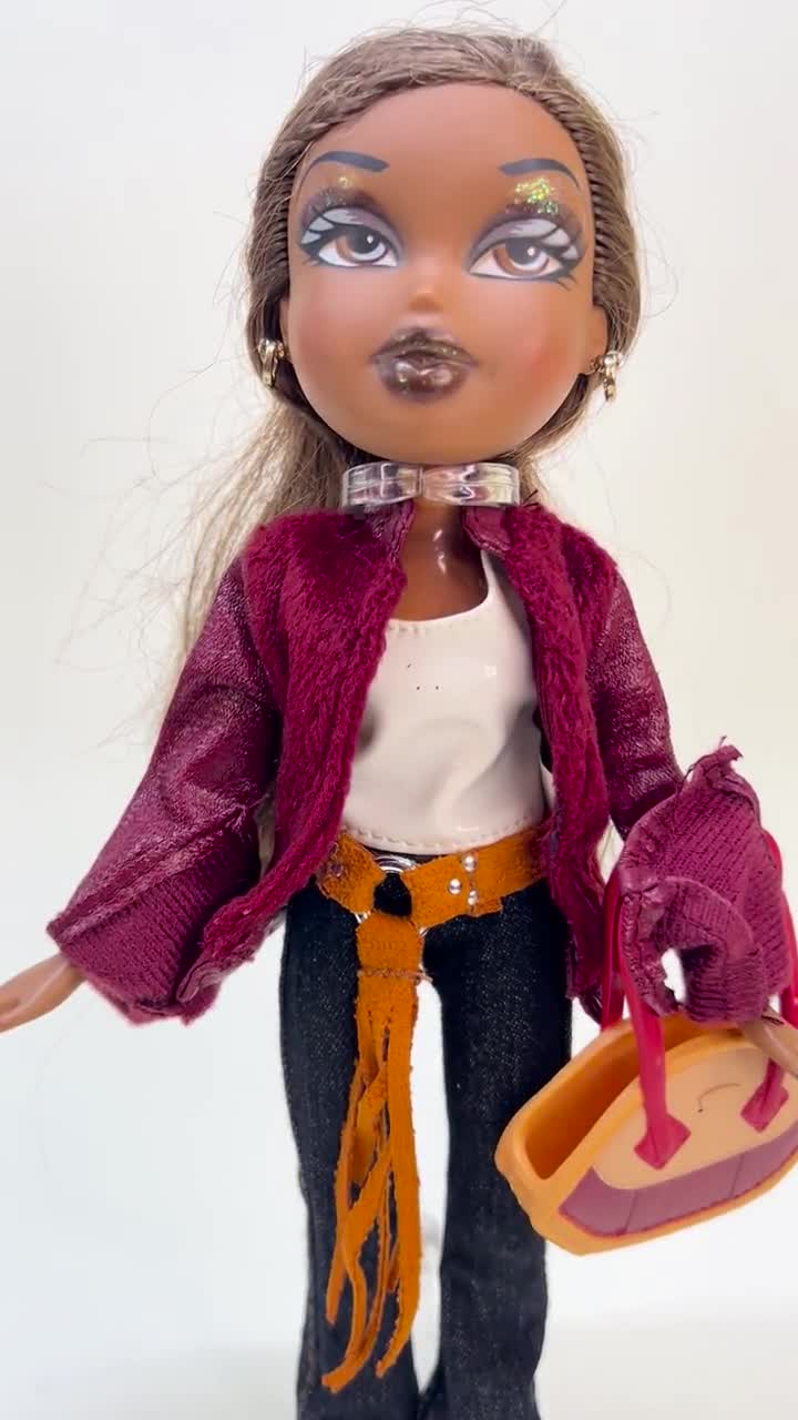 New VTG 2002 MGA Entertainment Bratz Funk N Glow Sasha Exclusive LE Doll Set