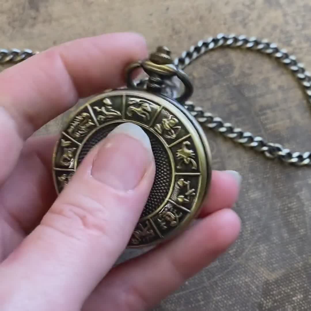 Time Lord Mechanical Pocket Watch - Pocket Chain or Necklace