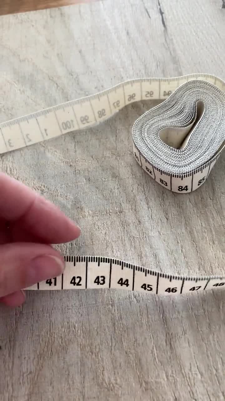 Measuring Tape Ribbon 15mm Natural Trim With Black 1 Inch Print Tape  Measure Print Gift Wrap for Crafters Ruler Ribbon Sewing Tape 