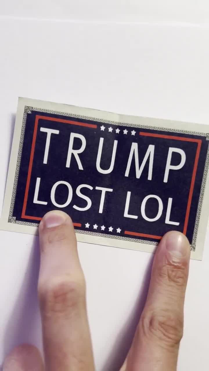 Trump 2020 Fake Money Sticker