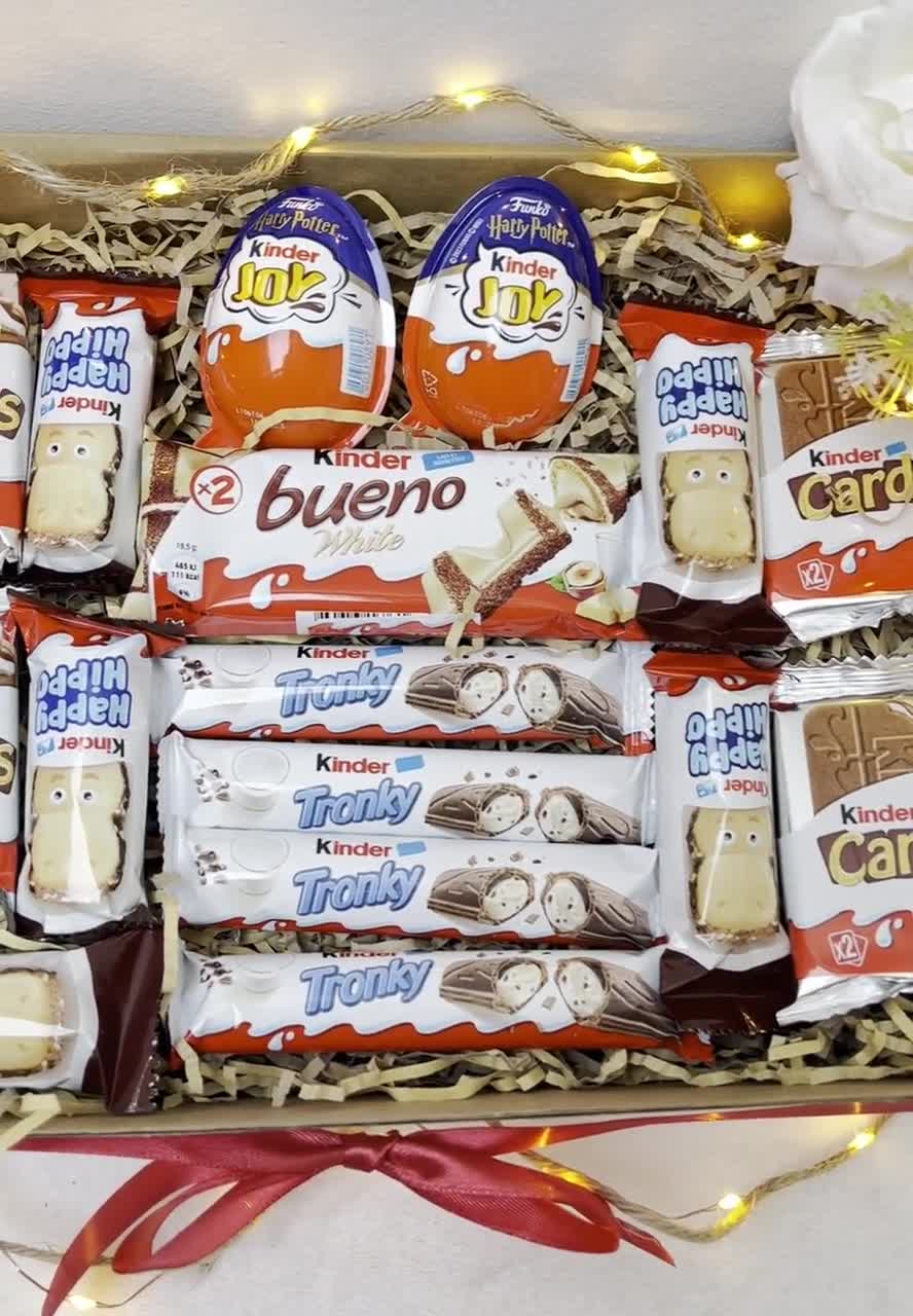 Christmas Kinder Selection Gift Box Bueno Hippo Hazelnut Ferrero Chocolate  Letterbox Treat With FREE Message -  Sweden