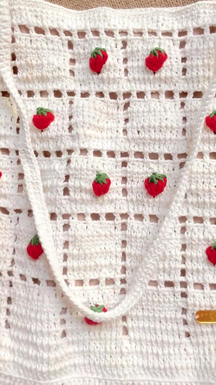 【UMBRO】Crochet Mini Tote Bag ★送料・関税込★ Jamboree Tote Bag Crochet PATTERN ONLY, Crochet Market Bag