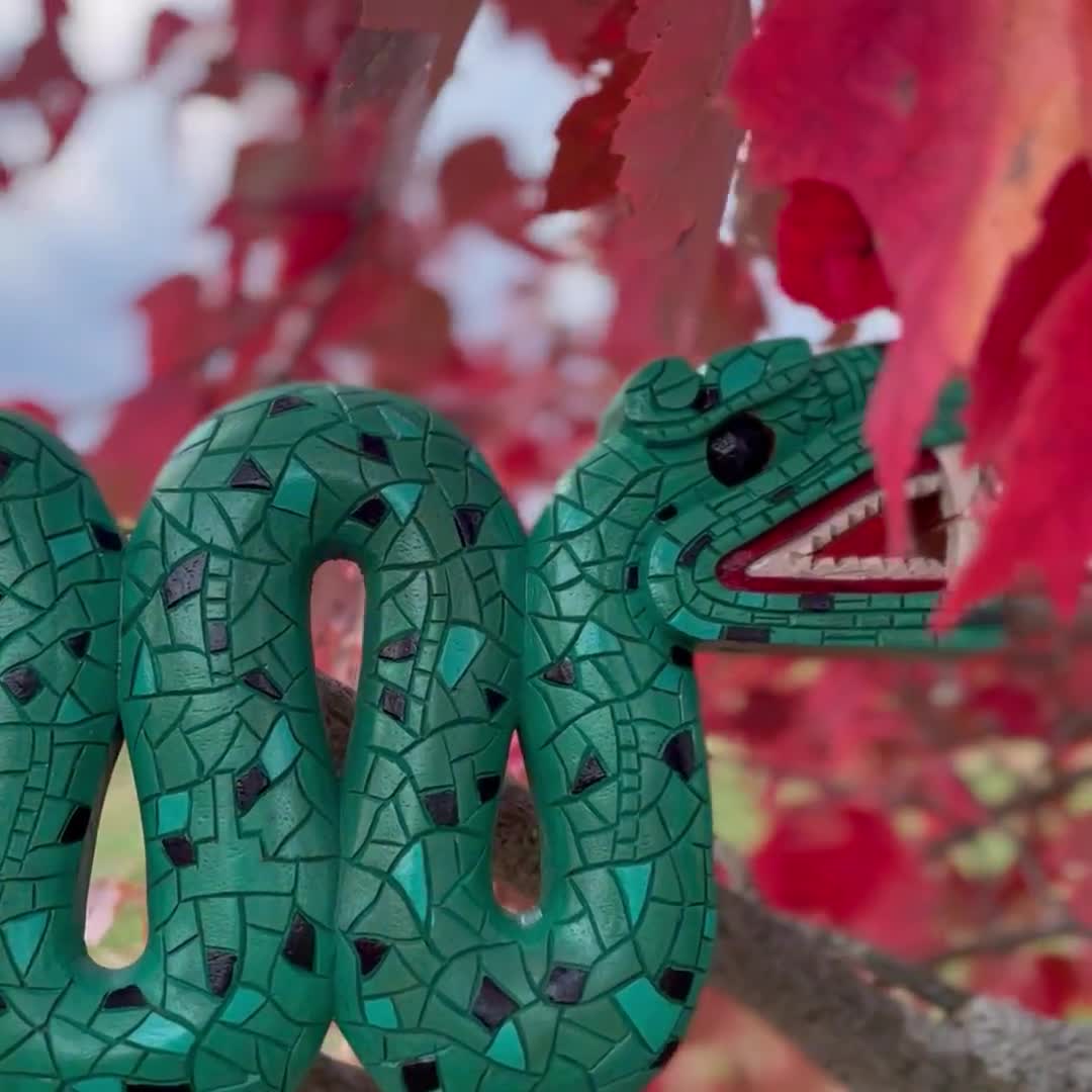 Double-headed Serpent, Mayan and Aztec Culture, Mexican Art, 3D