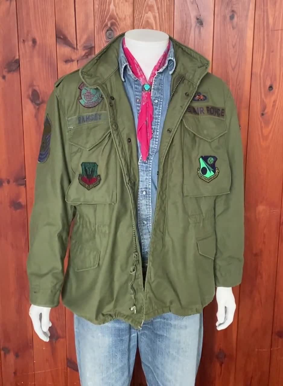 Can I put Military patches on denim jacket? - AIR FORCE (USAAF IS WITH  ARMY) - U.S. Militaria Forum