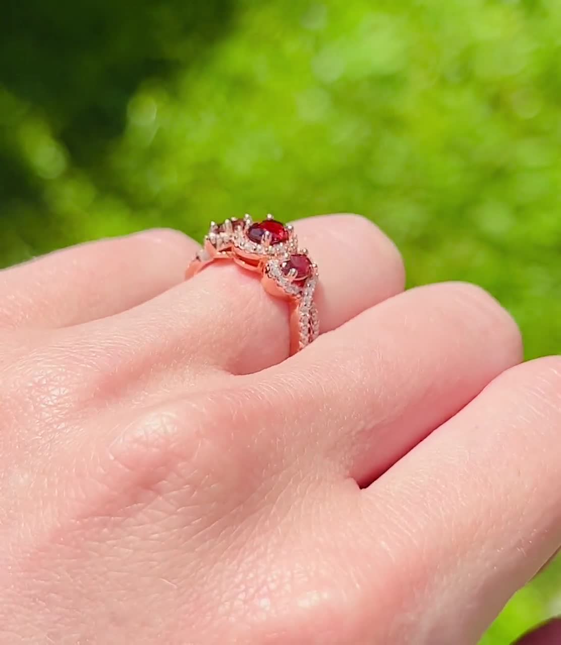 Bague grenat naturel, bijou argent, anneau pierre, bague femme, bijou  grenat, pierre de naissance, bague tous les jours, bague janvier