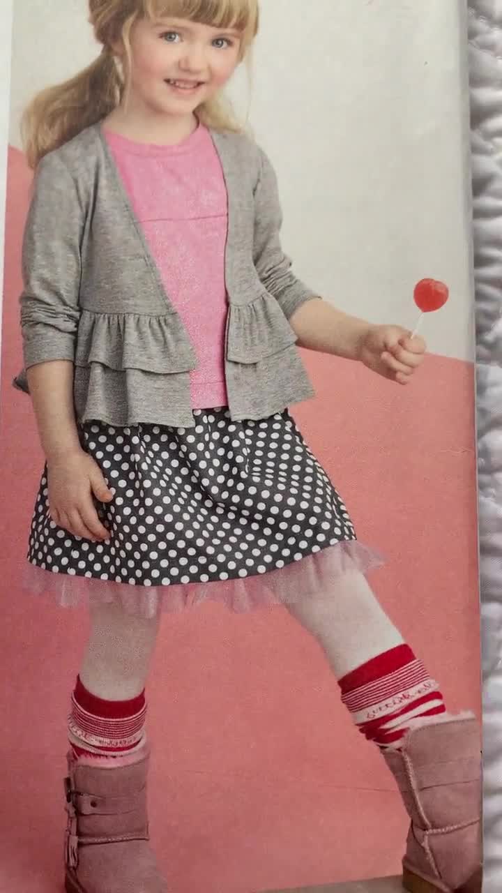 Pattern for Girls Leggings and Girls Tops Girls Size 7-14 Mccalls M7274  Elastic Waist Skirt Pattern Elastic Pants Pattern 