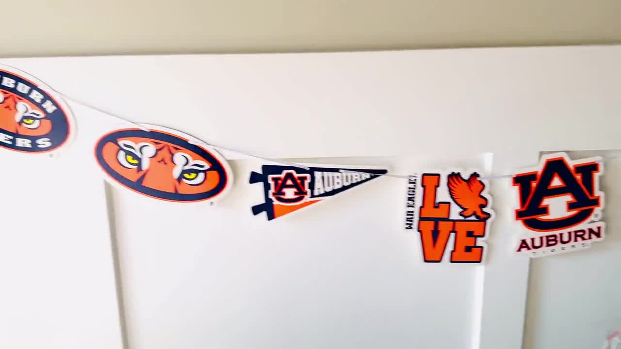 YouTheFan Auburn Tigers 6"x19" 3D Stadium View Banner