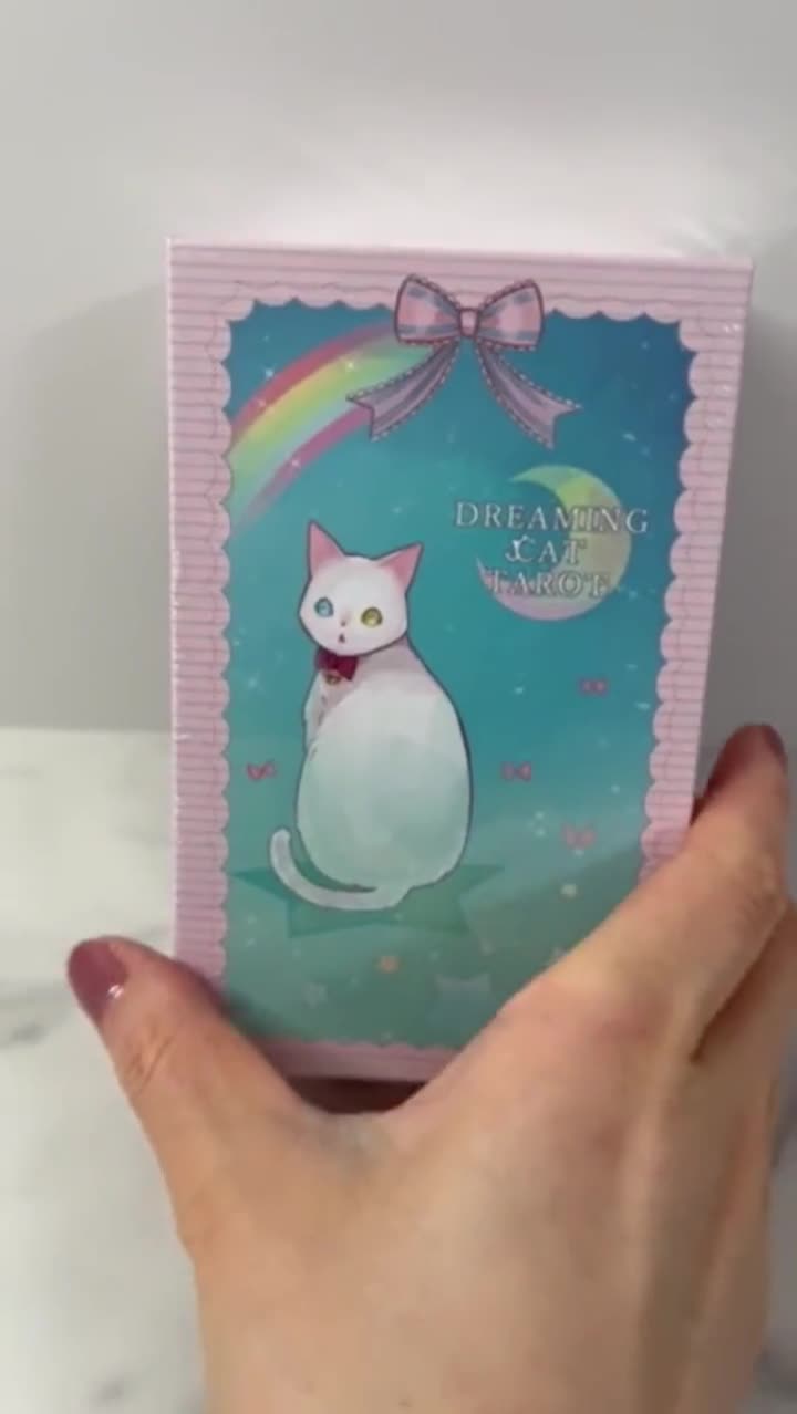 Dreaming Cat Tarot Deck 78 Cards Set LUNA Factory Japanese Kawaii 