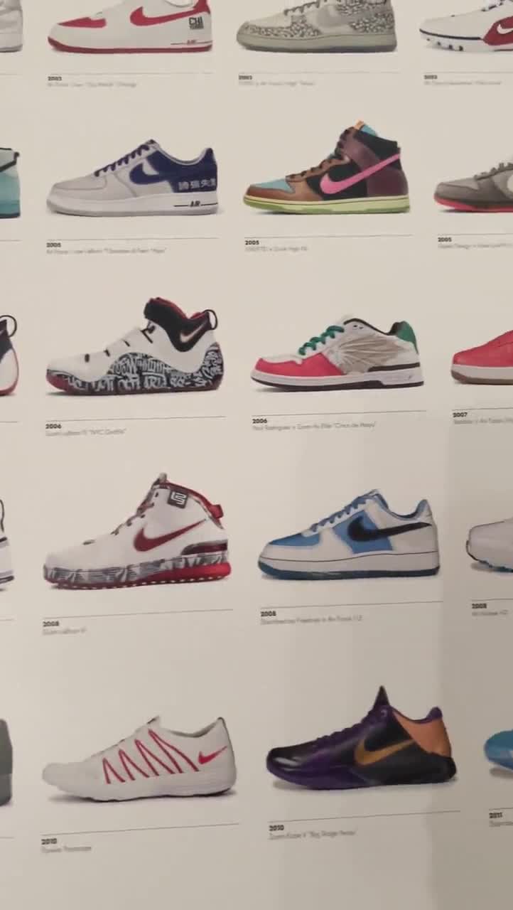 Nike Timeline, Original Museum Exhibition Poster - Etsy Denmark