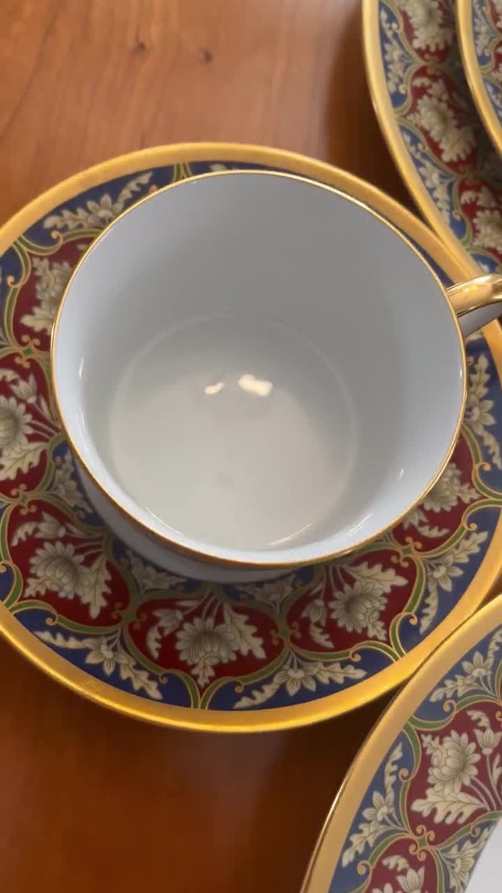 Christian Dior “tabriz” Fine China – Dinner Plate, Salad Plate