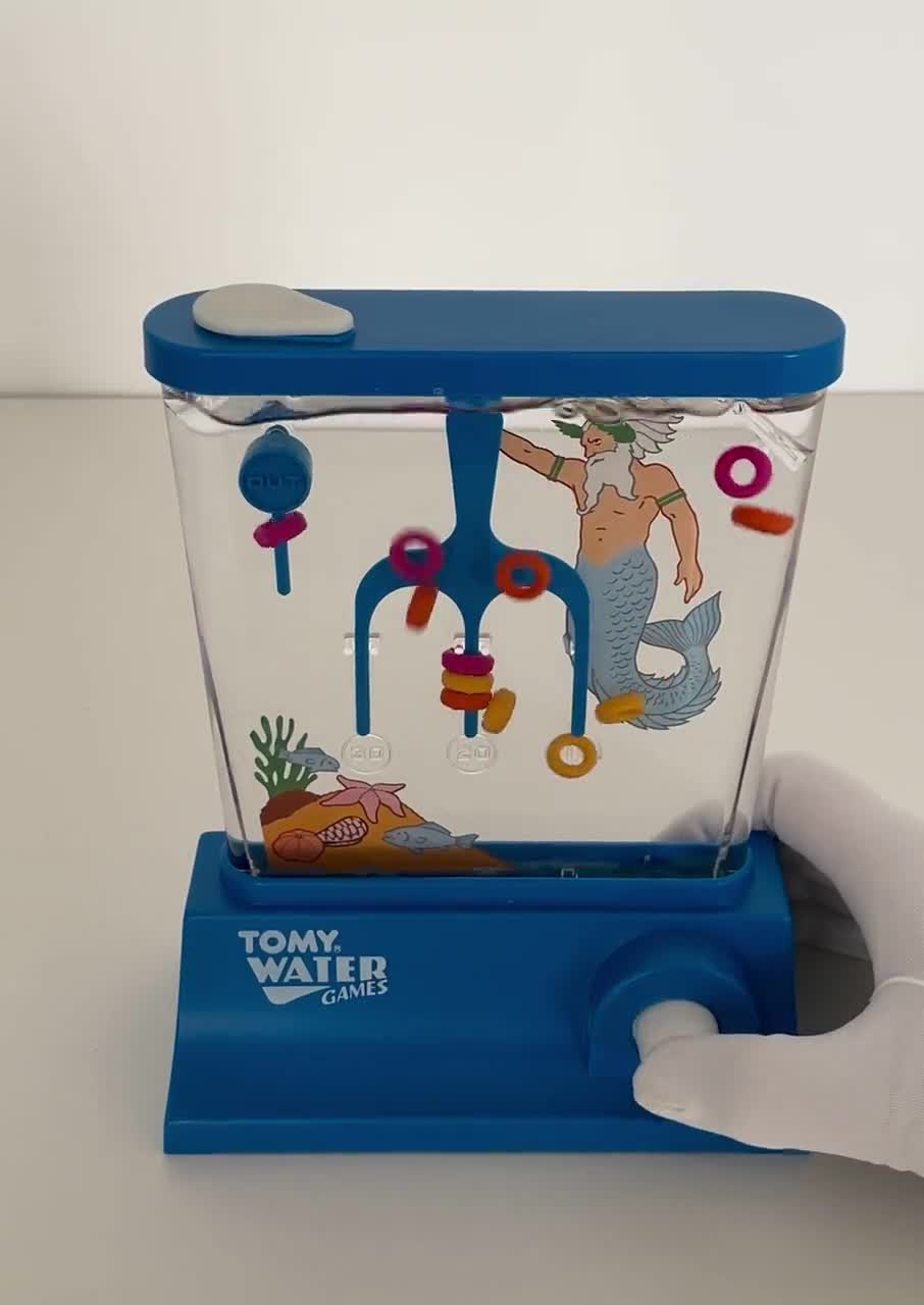 ヴィンテージ TOMY ネプチューノ ウォーターゲーム：80年代の手持ち式