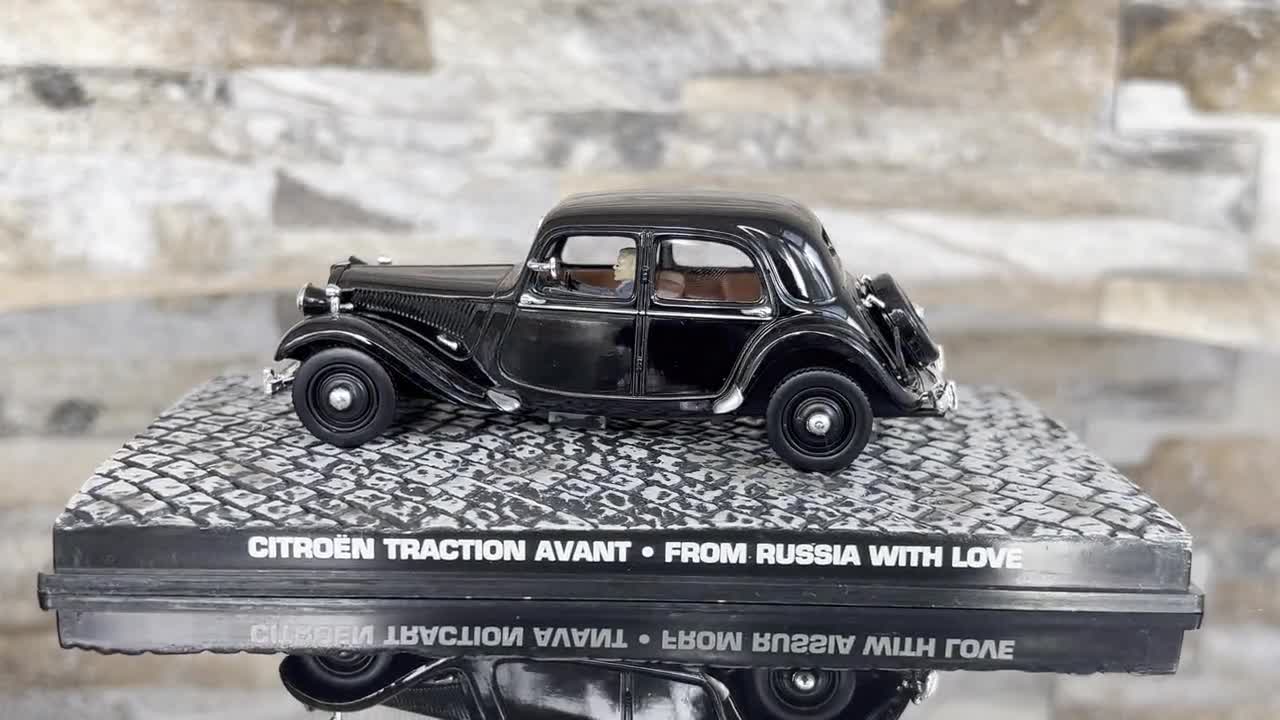 Citroen Traction Avant, 007 James Bond Collection, Vintage Diecast