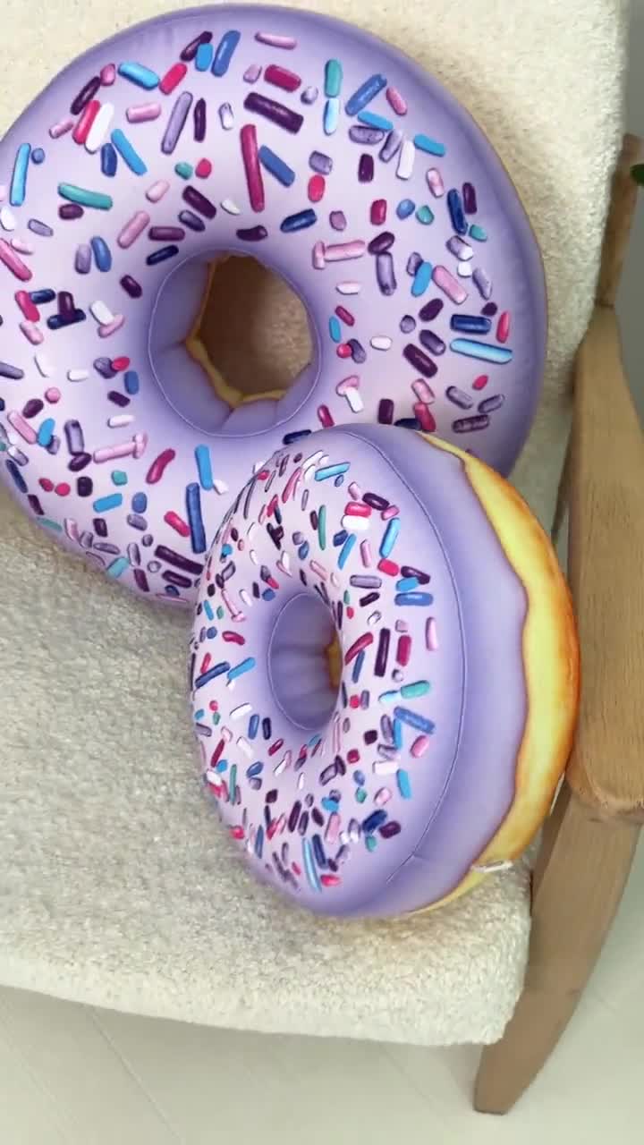 Peluche Cojin De Donut Cojín De Donut De Peluche 40x40cm Suave