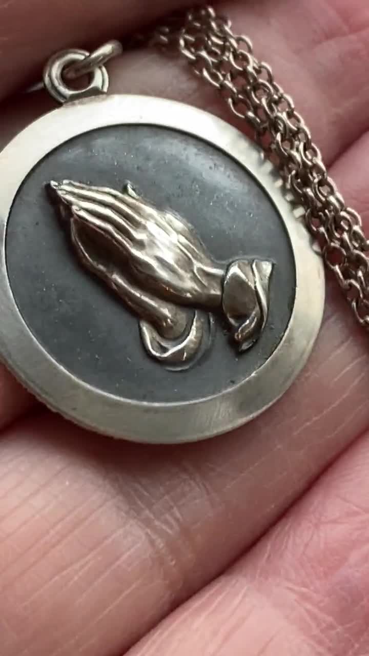 Silver 925 Pray Hand ＆Old school Chain Silver 925 Pray Hand ＆Old school Chain