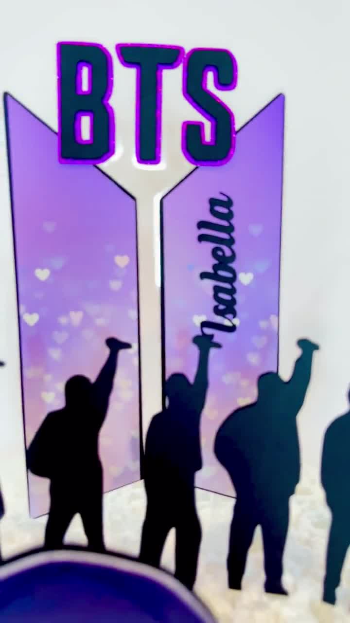 BTS Army Girl Cake Topper -  Portugal