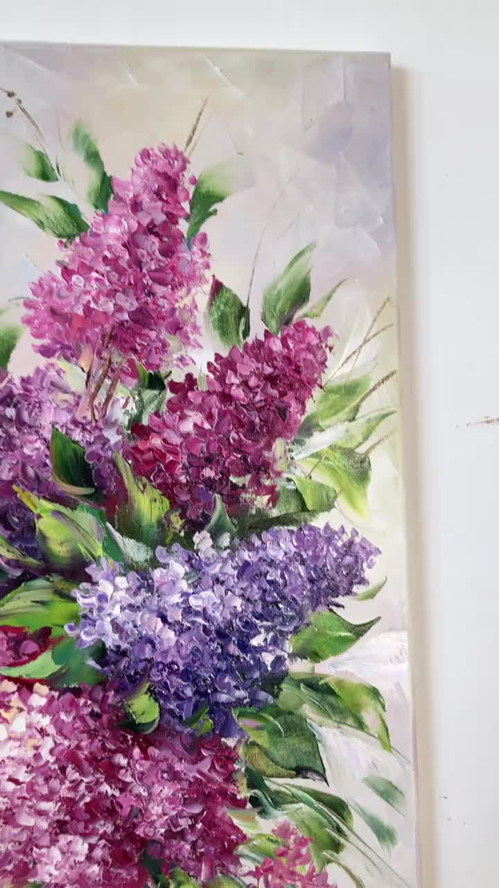 Buy oil painting on canvas «Still life with lilac», flowers