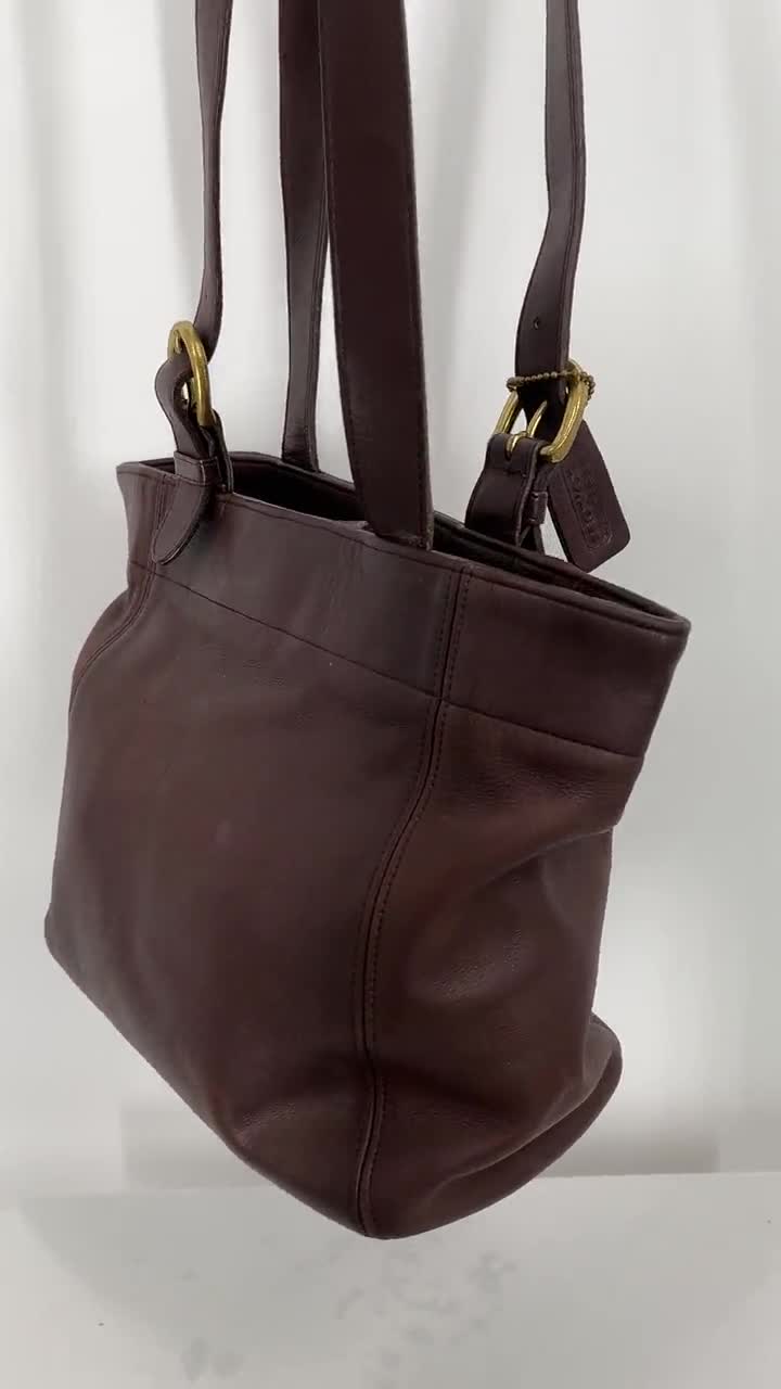 Vintage 90s Coach Brown Soho Buckle Leather Shoulder Bag