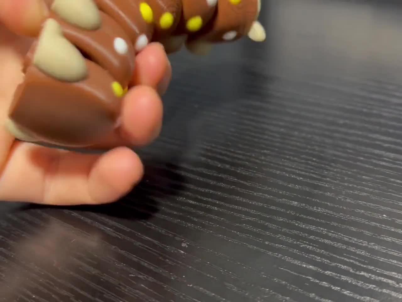 The Caterpillar Cake Fidget Toy – Colin Style Sensory Stress Relief Gift – Handmade Wiggly Chocolate Roll Cuthbert – Cute Stocking Filler video poster